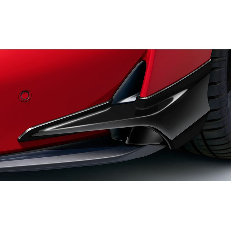 新品 ホンダ シビック FL1/4 純正 フロントバンパーガーニッシュ クリスタルブラックパール