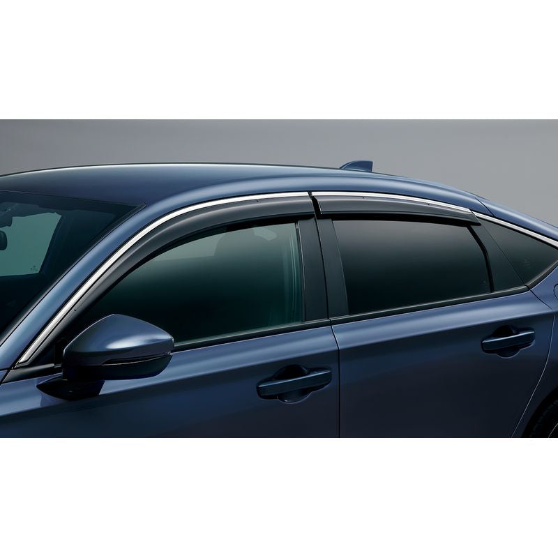 新品 ホンダ シビック FL1/4 純正 ドアバイザー ステンレスモールタイプ