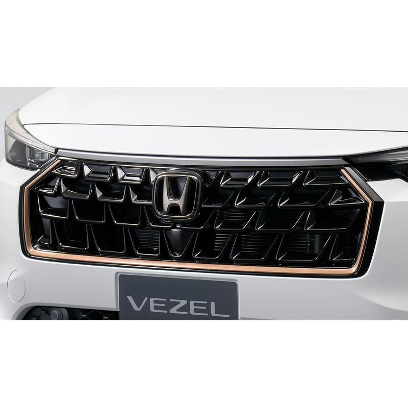 新品 ホンダ ヴェゼル RV 純正 フロントグリル ベルリナブラックxグロッシーカッパーメタリック ブラックエンブレム