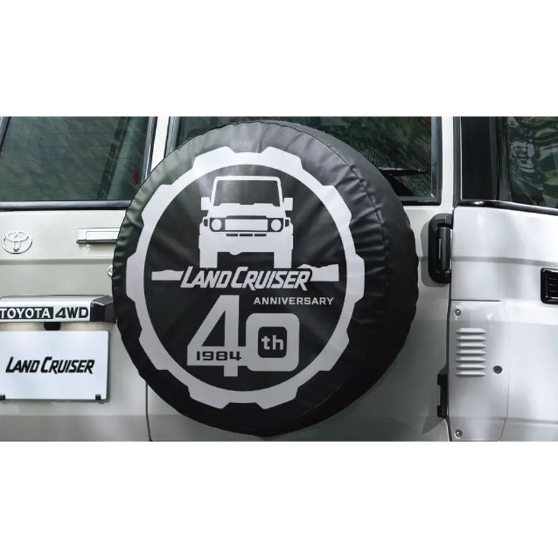 新品 トヨタ ランドクルーザー70 GDJ76W 純正 40周年記念スペアタイヤカバー