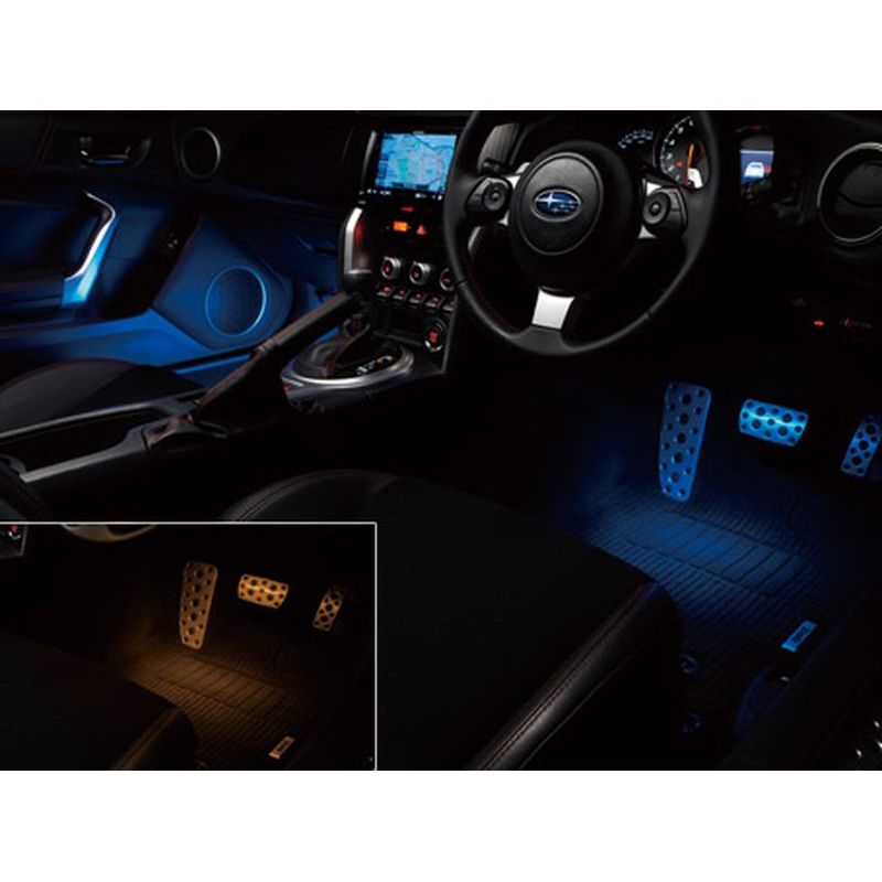 新品 スバル BRZ ZC 純正 フットライト アンバー/ブルー