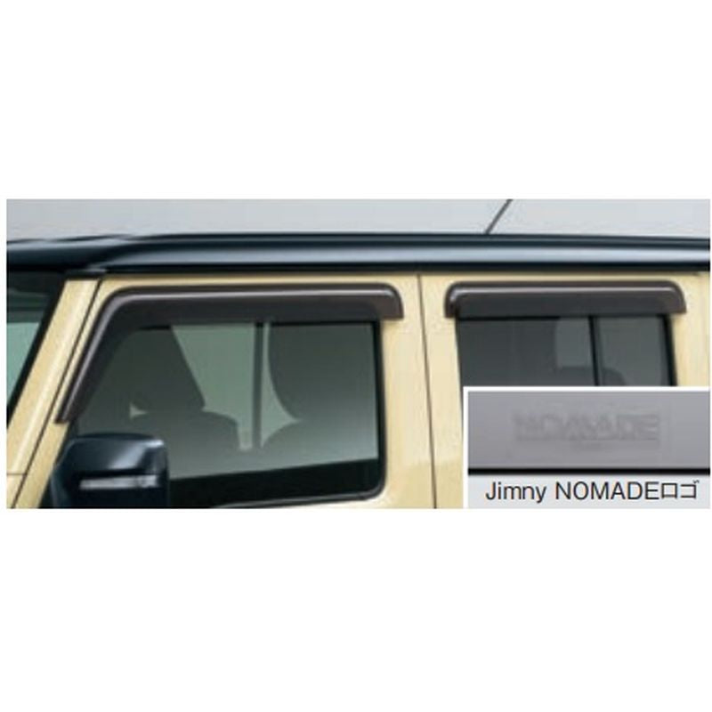 スズキ純正 ドアバイザー JIMNY NOMADE ジムニーノマド JC74W 新品 スズキ ジムニーノマド JC74W 純正 ドアバイザー