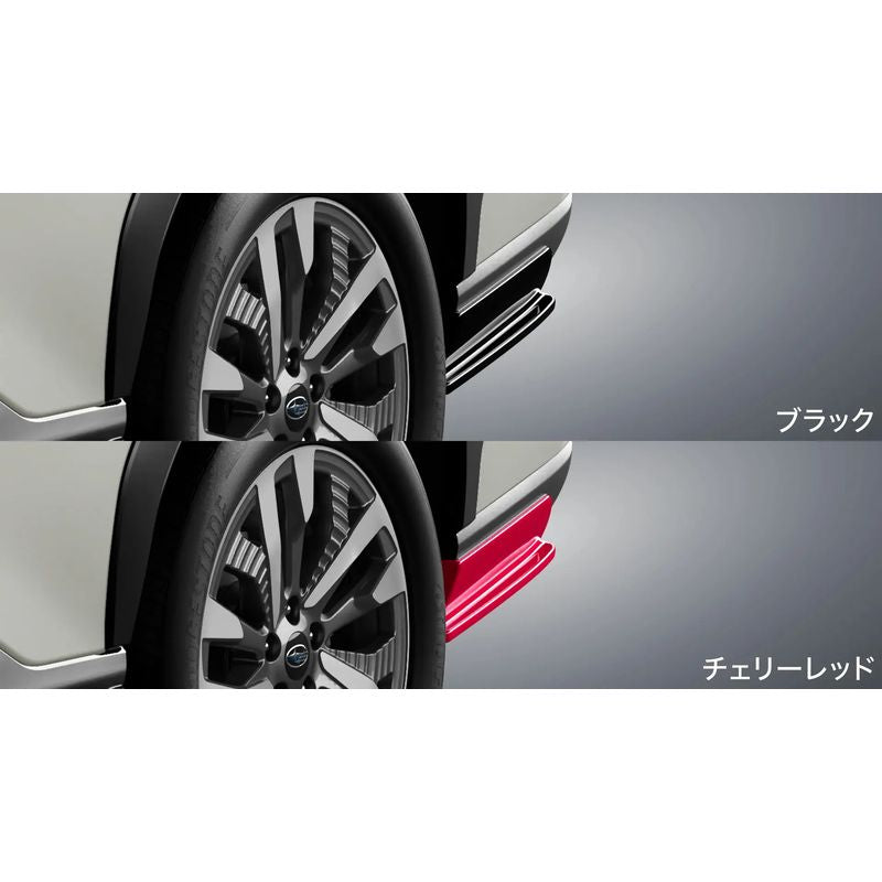 新品 スバル フォレスター SL 純正 STI リヤサイドアンダースポイラー ブラック