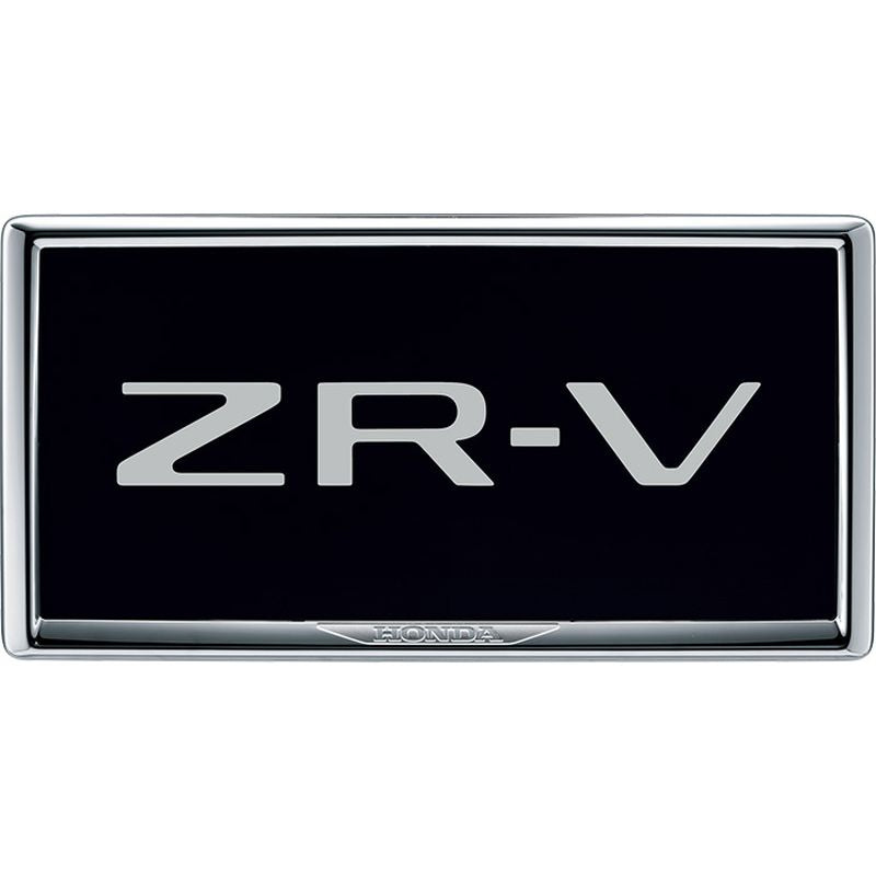 新品 ホンダ ZR-V RZ 純正 ライセンスフレーム メッキタイプ フロント用