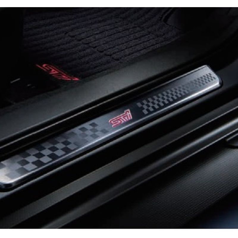 新品 スバル WRX S4 VBH 純正 LEDサイドシルプレート STI