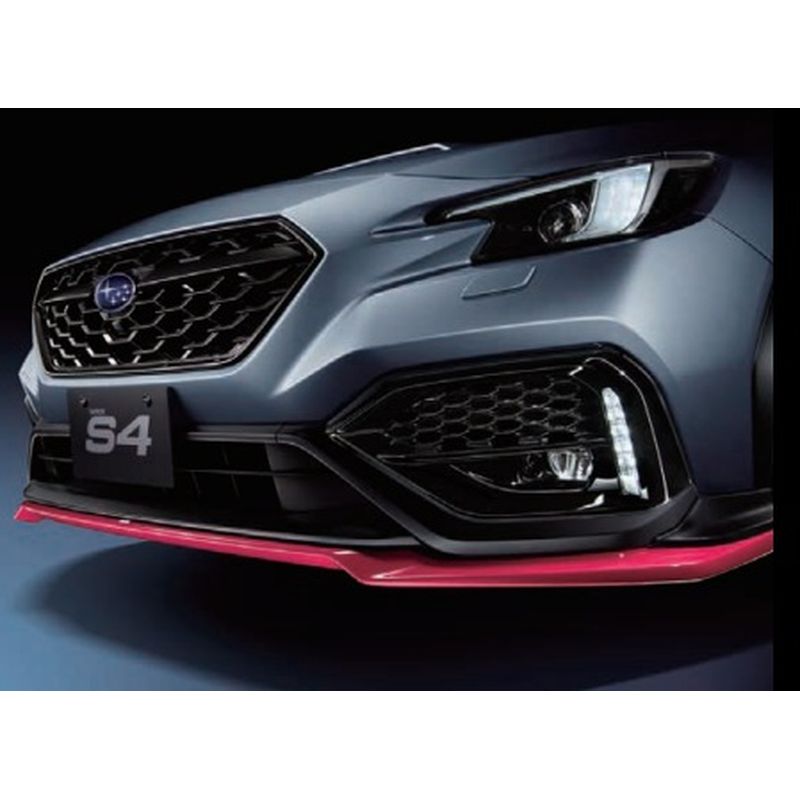 新品 スバル WRX S4 VBH 純正 STI フロントアンダースポイラー チェリーレッド