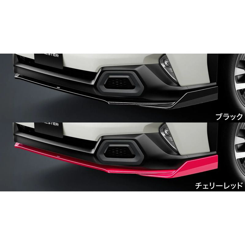 新品 スバル フォレスター SL 純正 STI フロントアンダースポイラー チェリーレッド