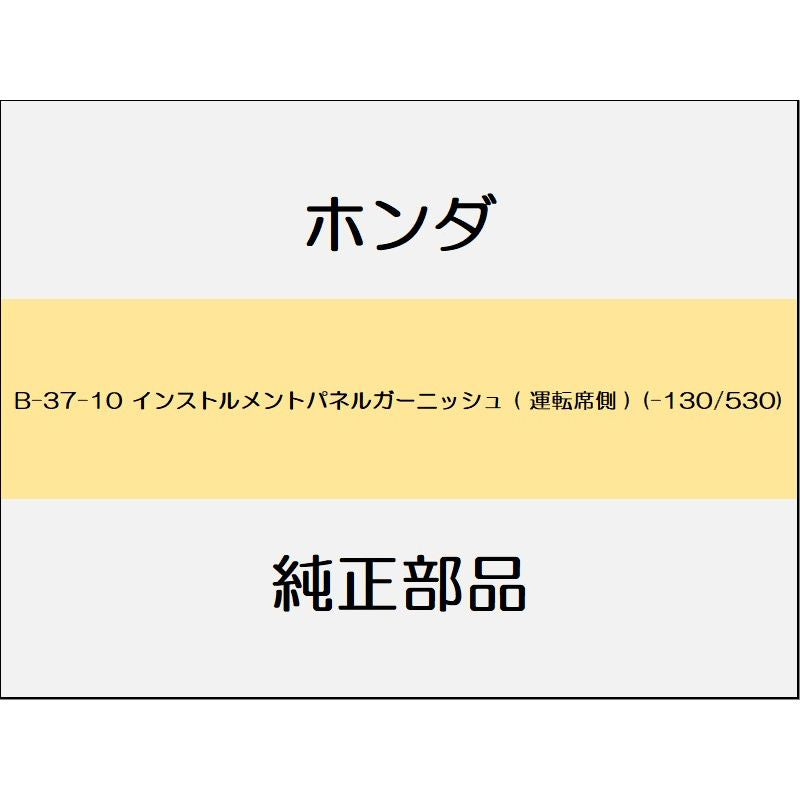 新品 ホンダ オデッセイ 2020 ABSOLUTE EX インストルメントパネルガーニッシュ ( 運転席側 ) (-130/530)