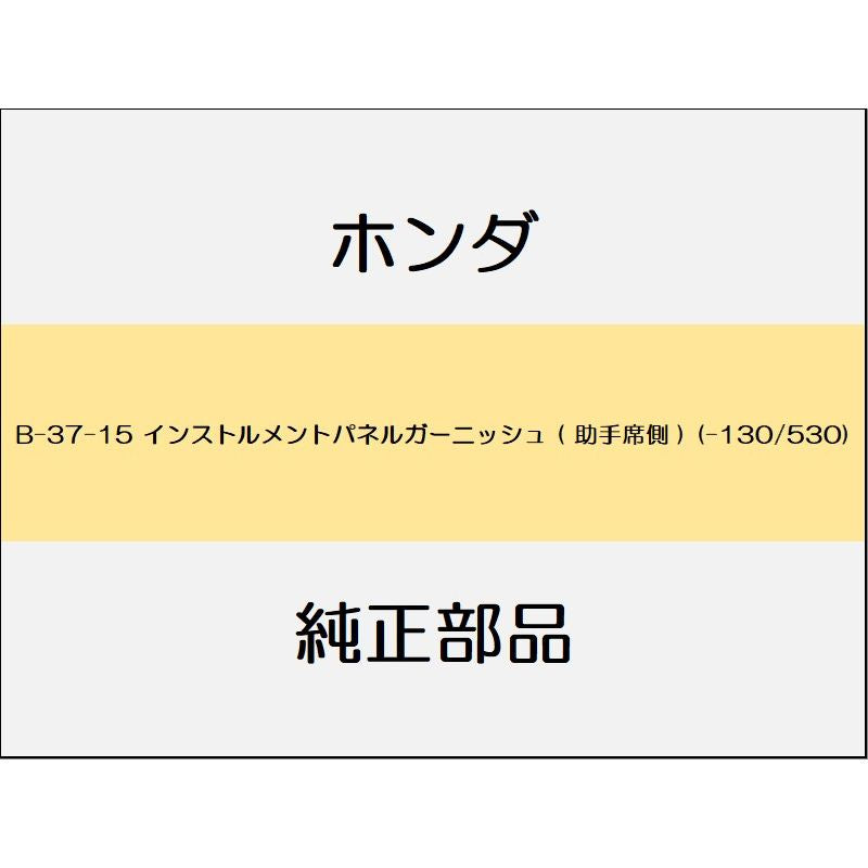 新品 ホンダ オデッセイ 2020 ABSOLUTE EX インストルメントパネルガーニッシュ ( 助手席側 ) (-130/530)