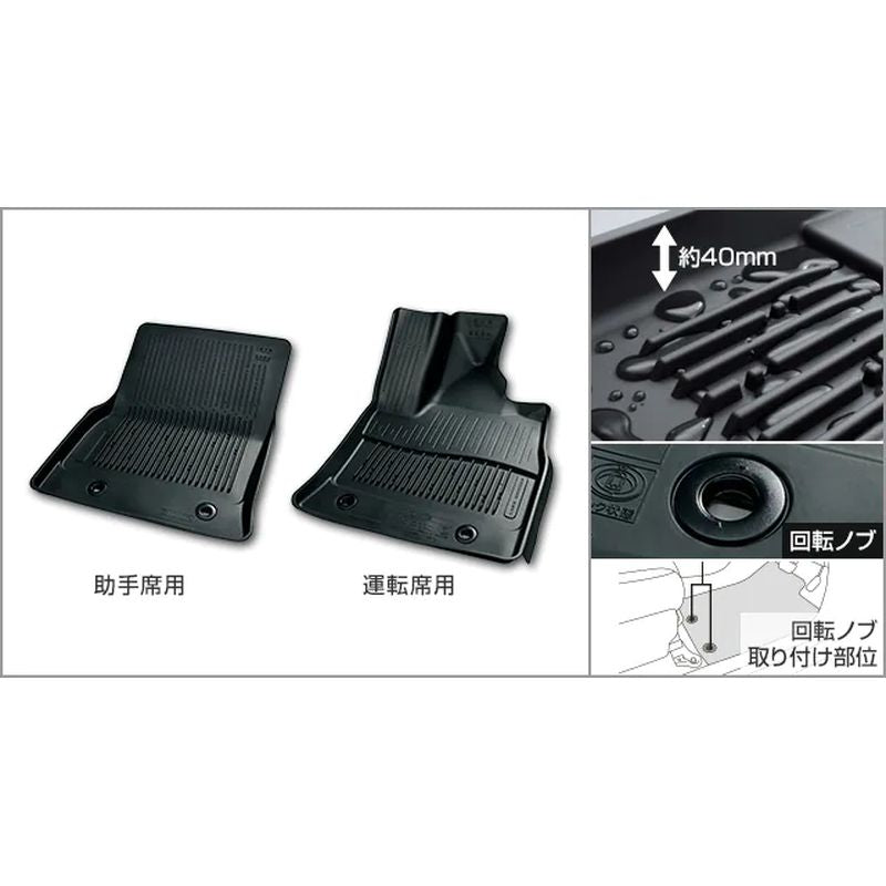 新品 トヨタ ランドクルーザー 300 純正 スノーレジャー用フロアマット