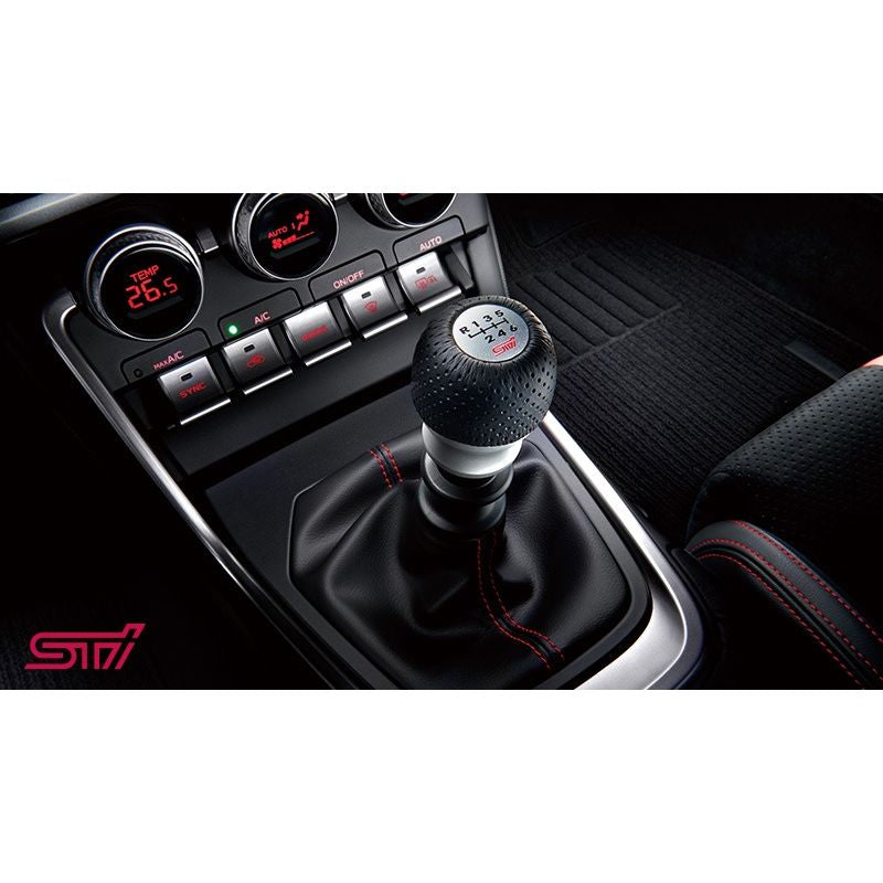 新品 スバル BRZ ZD8 純正 STI レザーシフトノブ 6MT