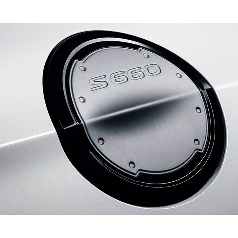 新品 ホンダ S660 JW5 純正 フューエルリッド シルバーxブラック塗装