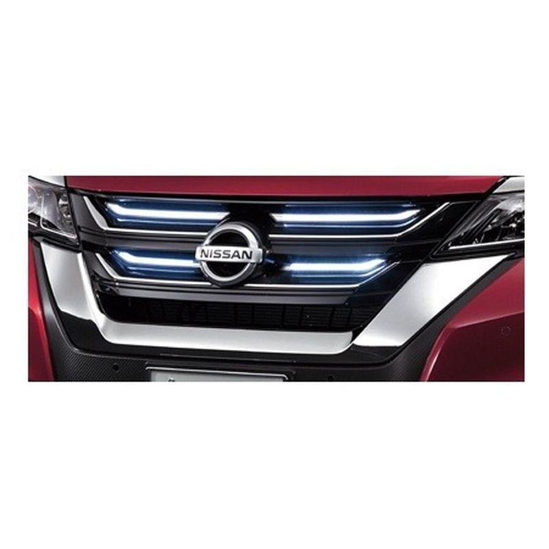 新品 ニッサン セレナ C27 純正 フロントグリルイルミネーション LEDホワイト