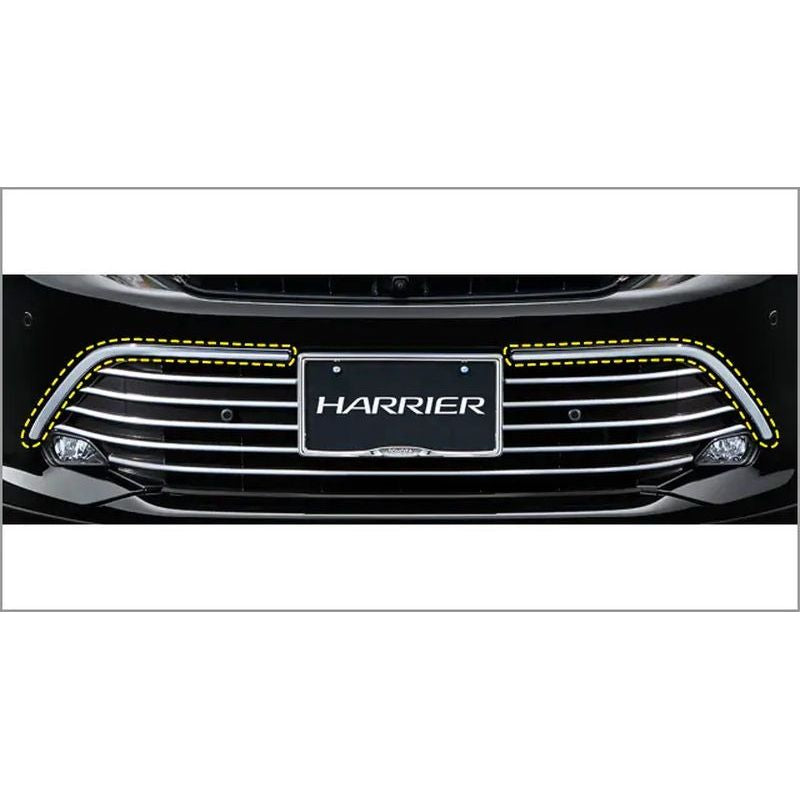 新品 トヨタ ハリアー 6# 純正 フロントメッキガーニッシュ