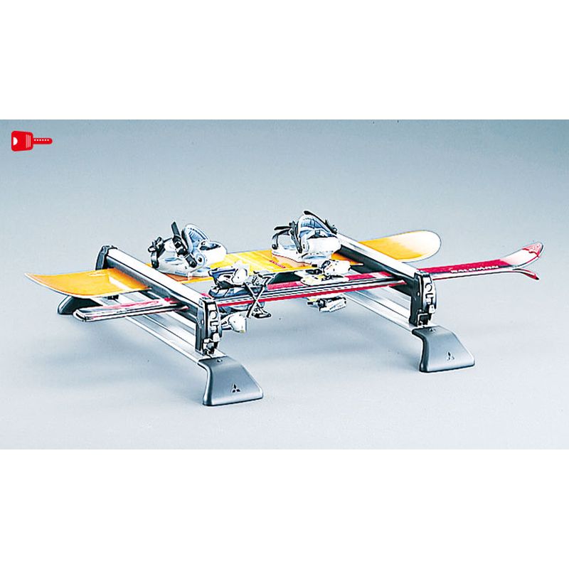 新品 ミツビシ デリカD:5 CV1W 純正 スキー&スノーボードアタッチメント 平積みアルミロング