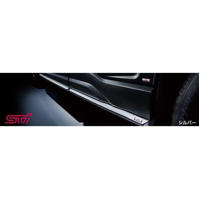新品 スバル フォレスター SK 純正 STI サイドアンダースポイラー シルバー
