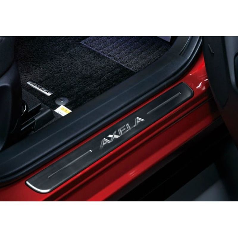 新品 マツダ アクセラ BM BY 純正 ステンレススカッフプレート スポーツ/セダン共通