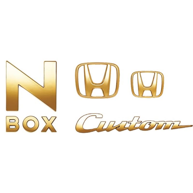 新品 ホンダ N-BOX Custom JF3/4 純正 ゴールドエンブレム