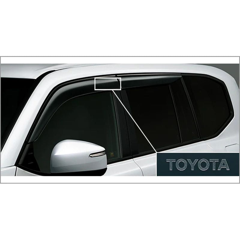 新品 トヨタ ランドクルーザー 300 純正 サイドバイザー GR GXグレード用