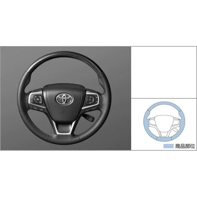 新品 トヨタ ハリアー 6# 純正 ウッド調ステアリング