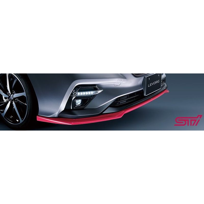 新品 スバル レヴォーグ VN5 純正 STI フロントアンダースポイラー チェリーレッド