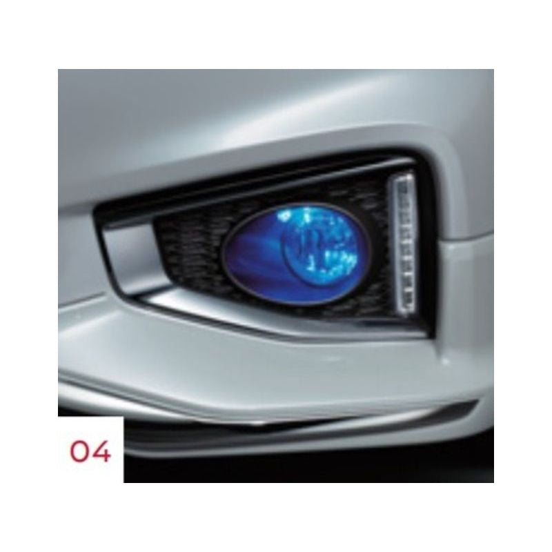 新品 ニッサン エルグランド E52 純正 フォグランプイルミネーション LEDブルー