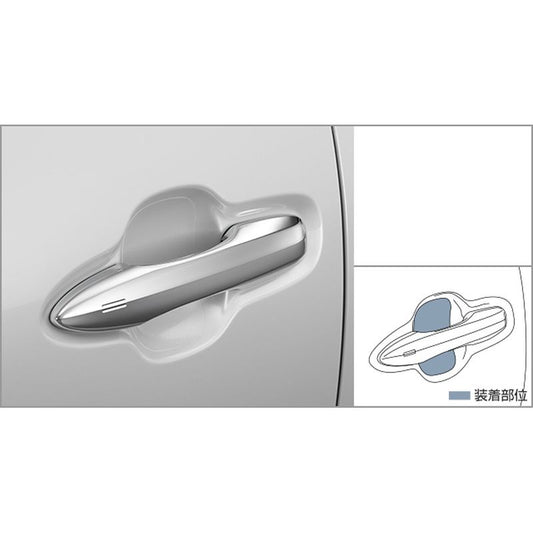 新品 トヨタ アルファード 4# 純正 プロテクションフィルム ドアハンドル