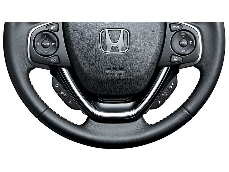 新品 ホンダ ステップワゴン RP1/2/3/4/5 後期 純正 ステアリングホイールガーニッシュ ピアノブラック×シルバー