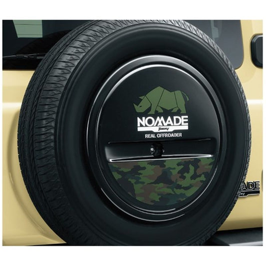 新品 スズキ ジムニーノマド JC74W 純正 スペアタイヤハーフカバーデカール カモフラージュ