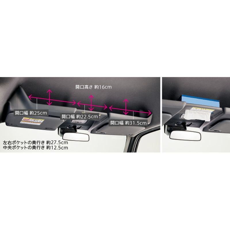 新品 ホンダ N-VAN JJ1/2 純正 ルーフコンソール F用
