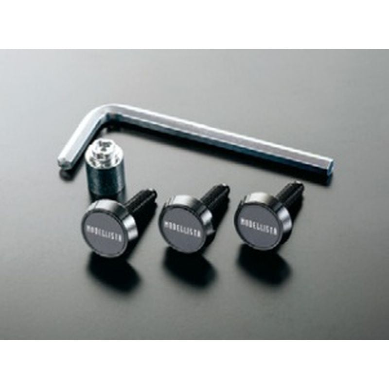 新品 トヨタ プリウス 6# 純正 セキュリティ付ナンバープレートボルト MODELLISTA