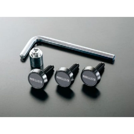 新品 トヨタ プリウス 6# 純正 セキュリティ付ナンバープレートボルト MODELLISTA