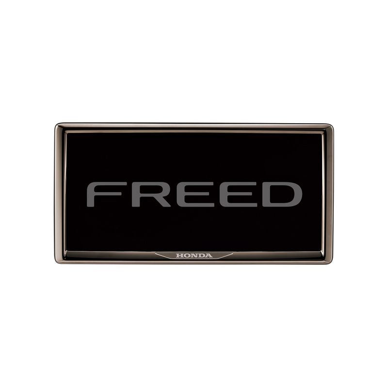 新品 ホンダ フリード GT 純正 ライセンスフレーム ダーククロームメッキタイプ