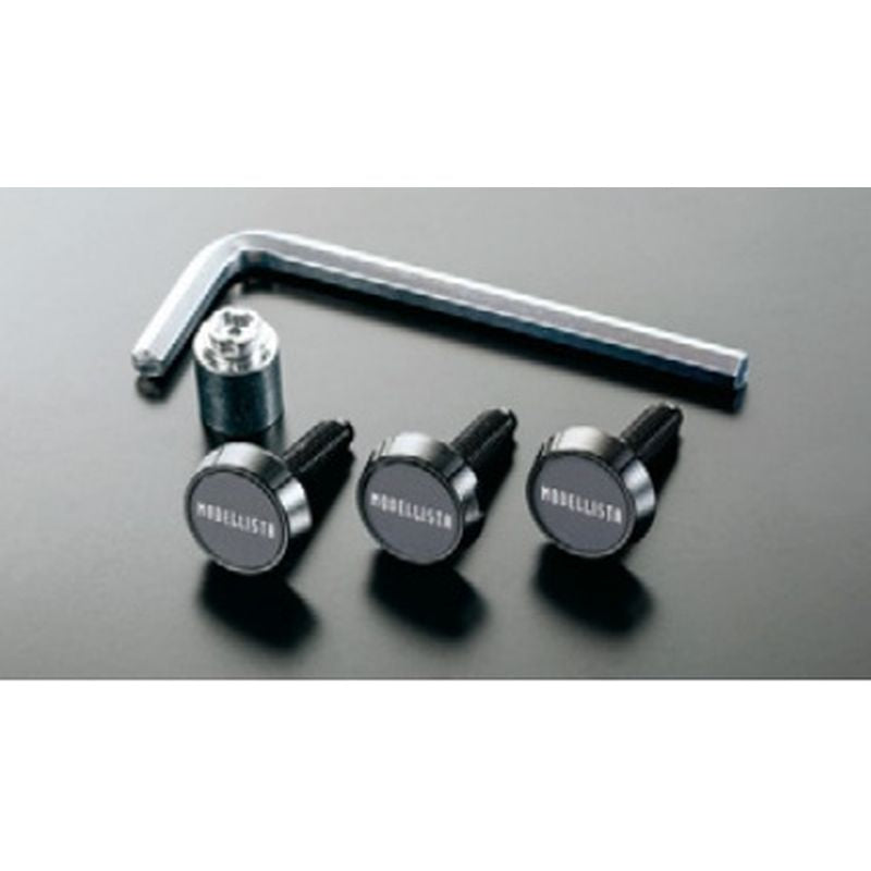 新品 トヨタ アルファード 4# 純正 セキュリティ付ナンバープレートボルト MODELLISTA