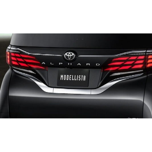 新品 トヨタ アルファード 4# 純正 バックドアガーニッシュ MODELLISTA