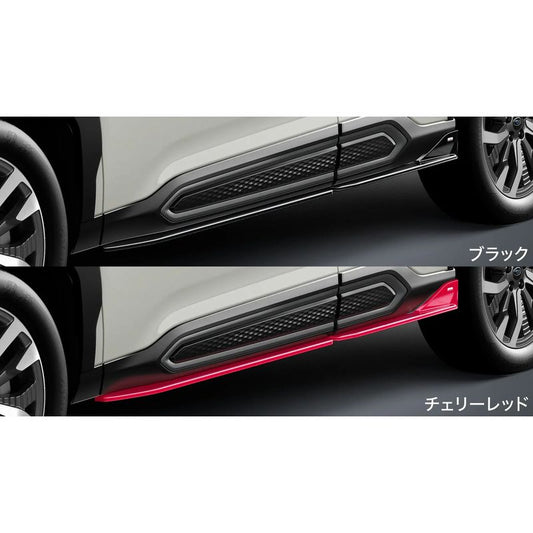 新品 スバル フォレスター SL 純正 STI サイドアンダースポイラー ブラック