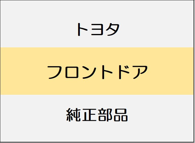 新品 トヨタ RAV4ハイブリッド N64 フロントドアパネル