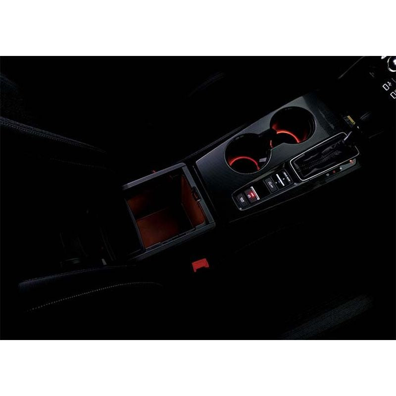 新品 ホンダ シビック FL1 純正 センターコンソールボックス&ドリンクホルダーイルミネーション レッド