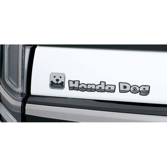 新品 ホンダ シャトル GP6/7/8/9 後期 純正 ペットエンブレム Honda Dog デザイン メッキ調